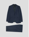 Traje half canvas regular fit azul oscuro | Roberto Verino