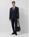 Traje half canvas regular fit azul oscuro | Roberto Verino