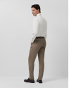 Slim fit half canvas suit, fake plain tan - Man | Roberto Verino