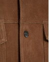 Tan suede jacket - Home | Roberto Verino