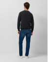 Dark grey wool/cashmere sweater - Man - AW2025 | Roberto Verino
