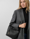 Bolso de mano Paula Hobo Midi piel trenzada ... | Roberto Verino