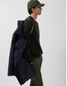 Long navy quilted garment - Man - AW2025 | Roberto Verino