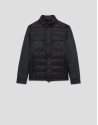 Jacket combined with technical fabric and ... | Roberto Verino