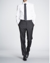 Black microprint suit 