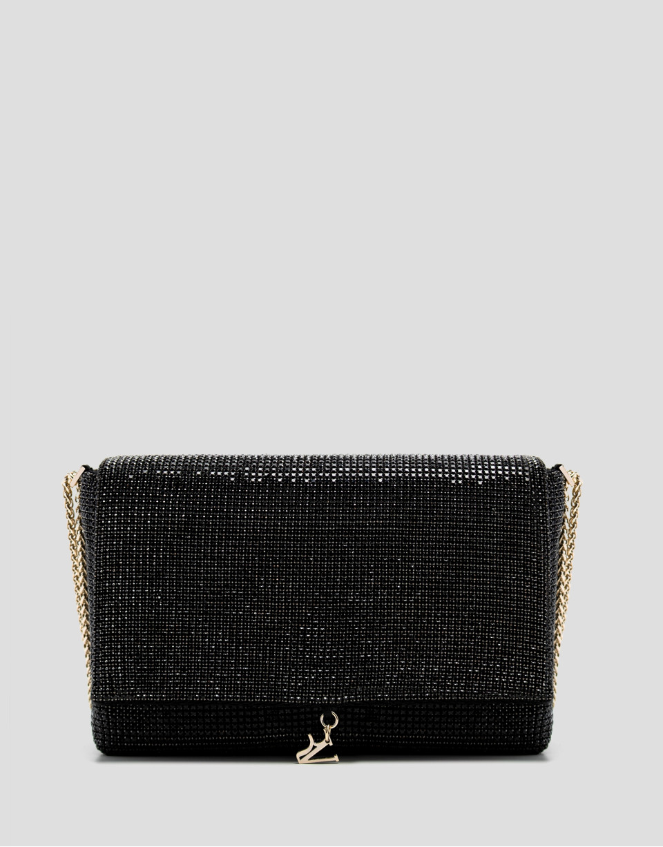 Aretha Maxi Black clutch bag - Woman - SS2026 | Roberto Verino