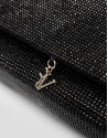 Aretha Maxi Black clutch bag - Woman - SS2026 | Roberto Verino