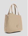 Hobo Violet M handbag in beige nylon - Woman | Roberto Verino