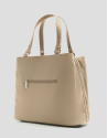 Hobo Violet M handbag in beige nylon - Woman | Roberto Verino