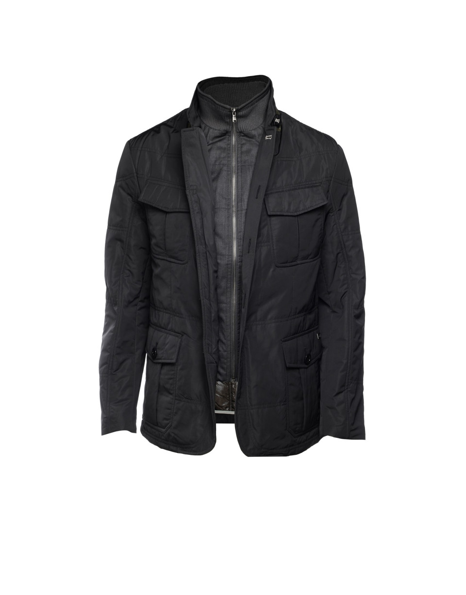 Black casual jacket