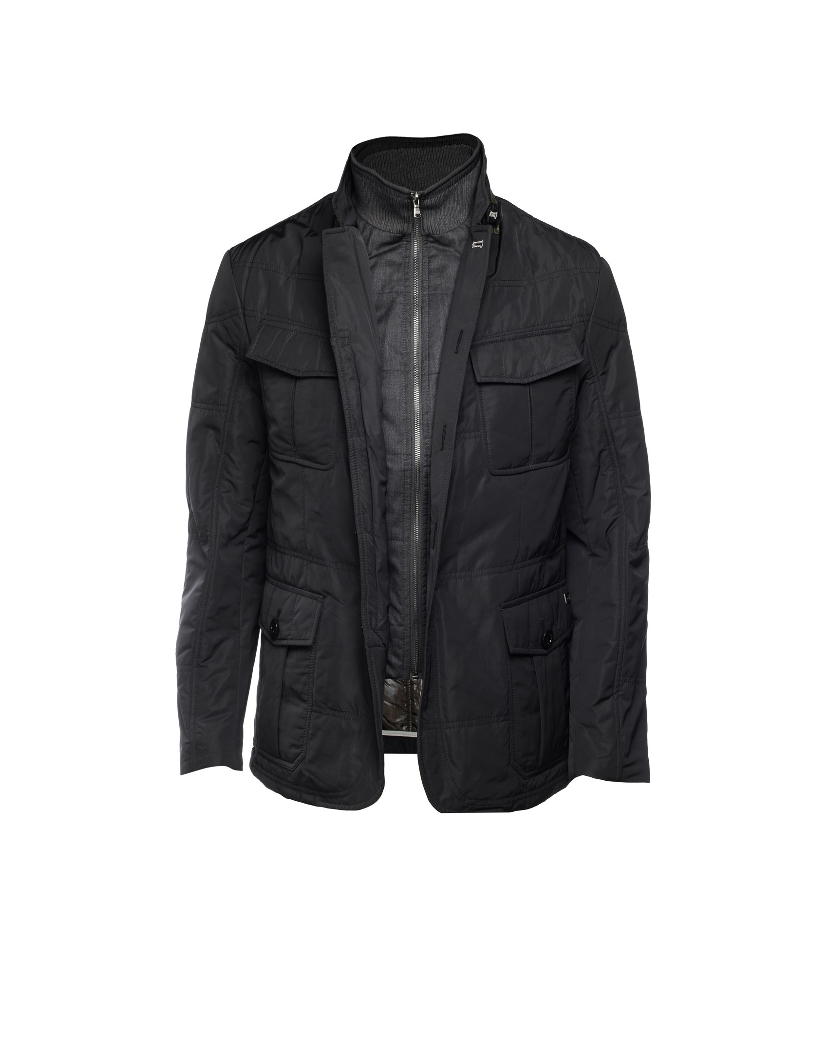 Black casual jacket