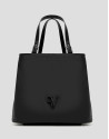 Hobo Violet M handbag in black nylon - Woman | Roberto Verino