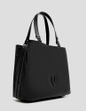 Hobo Violet M handbag in black nylon - Woman | Roberto Verino