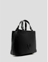 Hobo Violet S handbag in black nylon - Woman | Roberto Verino