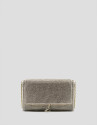 Aretha Mini Gold clutch bag - Woman - SS2026 | Roberto Verino