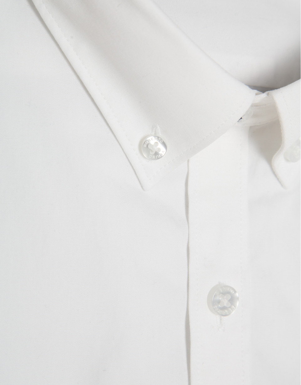 Camisa sport regular oxford blanco óptico | Roberto Verino