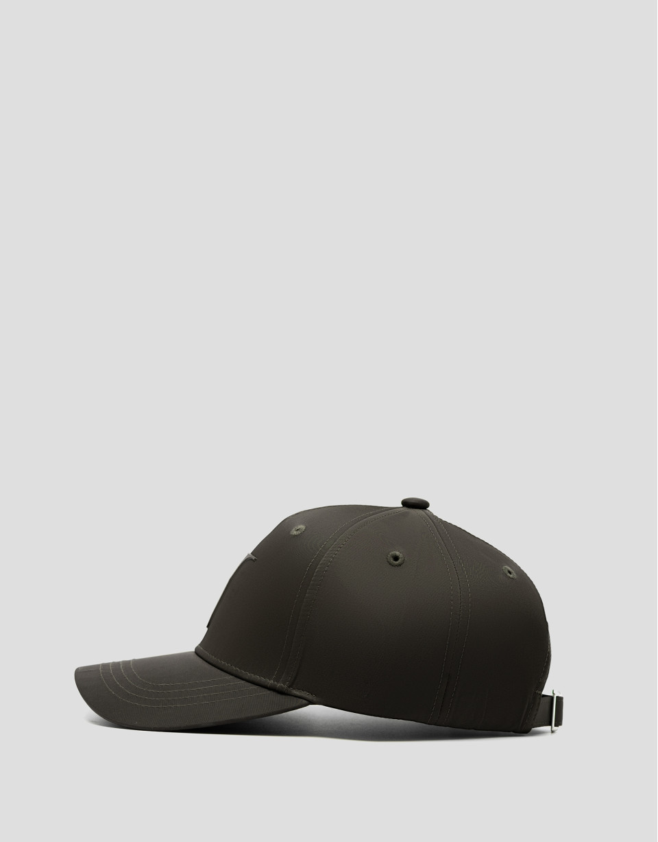 Visera nailon verde con logo en relieve | Roberto Verino