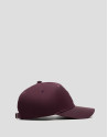 Visera nailon burdeos con logo en relieve | Roberto Verino