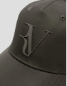 Visera nailon verde con logo en relieve | Roberto Verino
