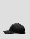Visera nailon negra con logo en relieve - Mujer | Roberto Verino