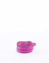 Cinturón estrecho piel fucsia