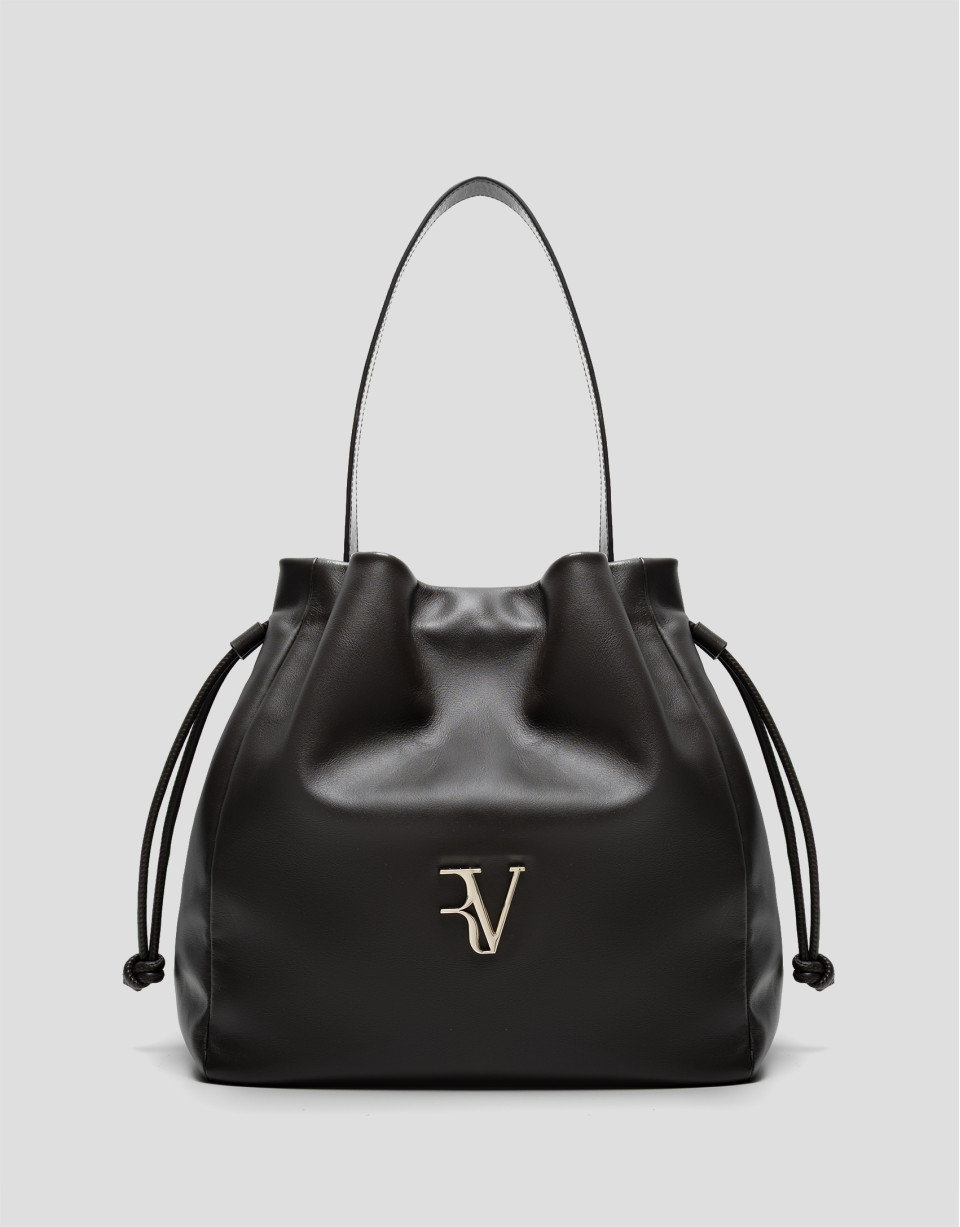 Bolso de hombro Daniela Hobo piel marrón | Roberto Verino