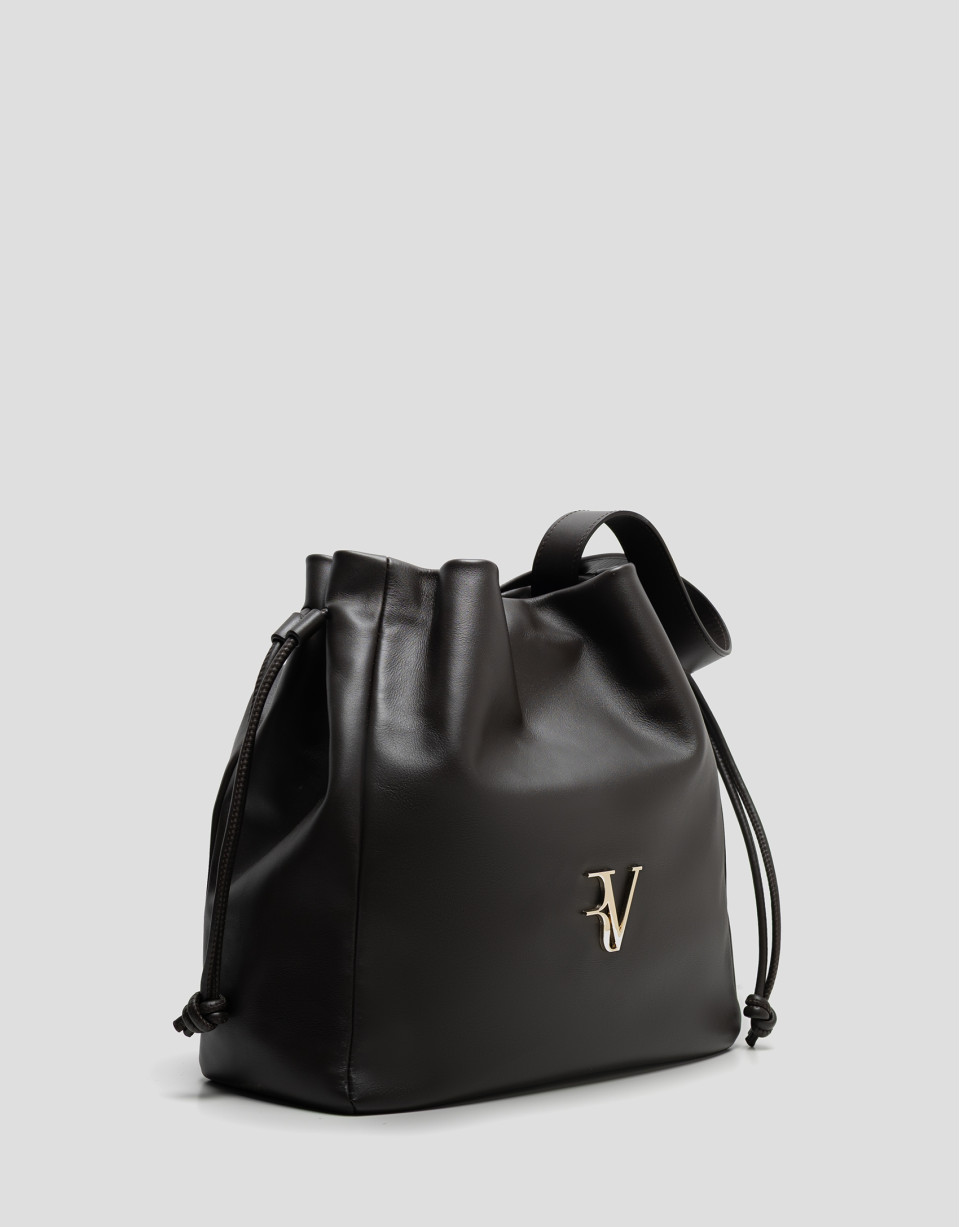 Bolso de hombro Daniela Hobo piel marrón | Roberto Verino