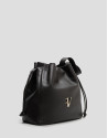 Bolso de hombro Daniela Hobo piel marrón | Roberto Verino