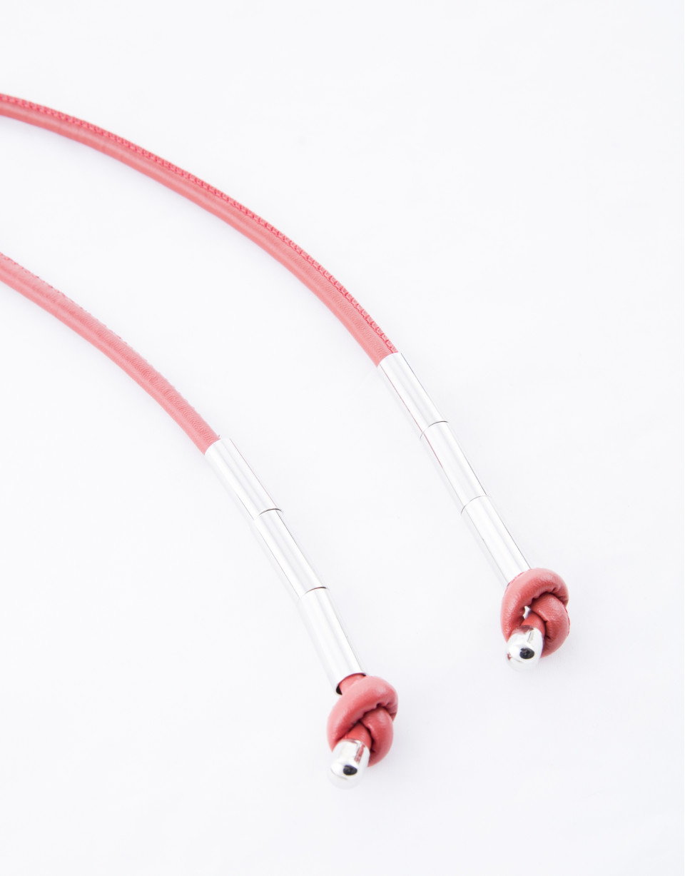 Red rope belt