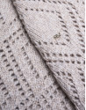 Beige vigoré knit gloves