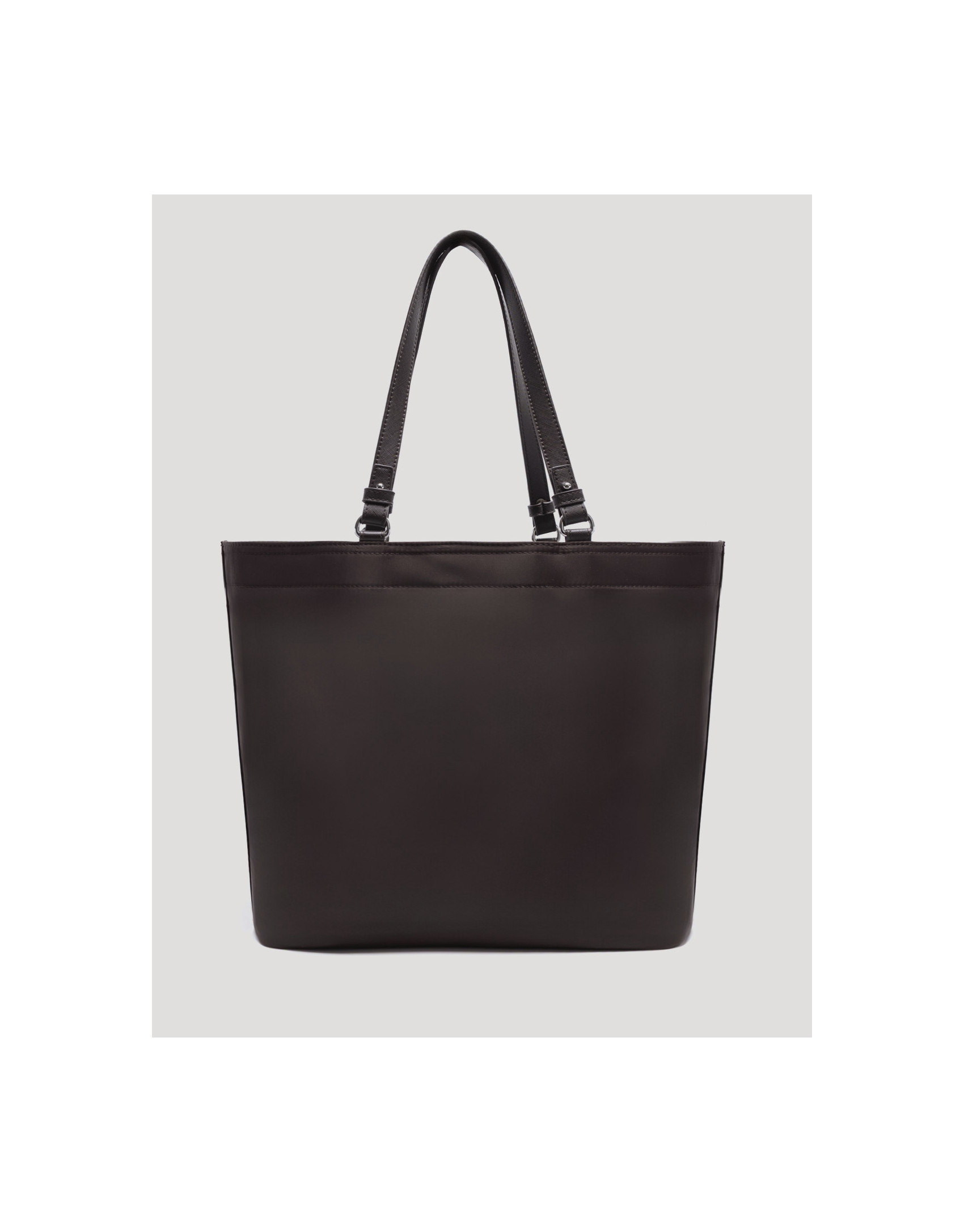 Bolso shopper Violeta nailon marrón - Mujer | Roberto Verino