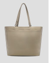 Violeta beige nylon shopper bag - Woman | Roberto Verino