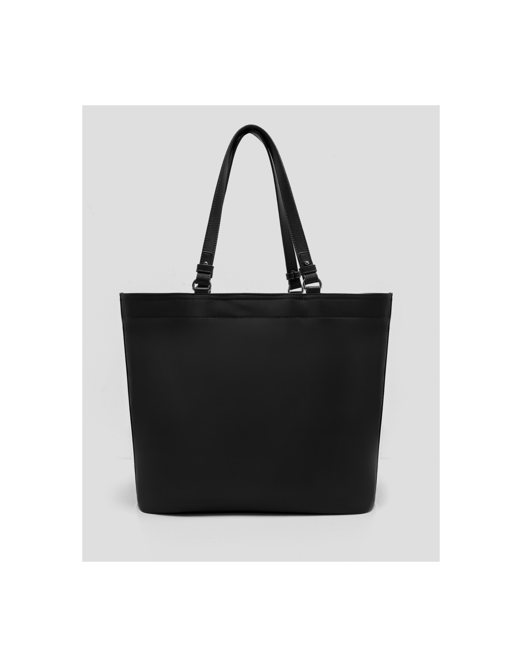 Violeta black nylon shopper bag - Woman | Roberto Verino