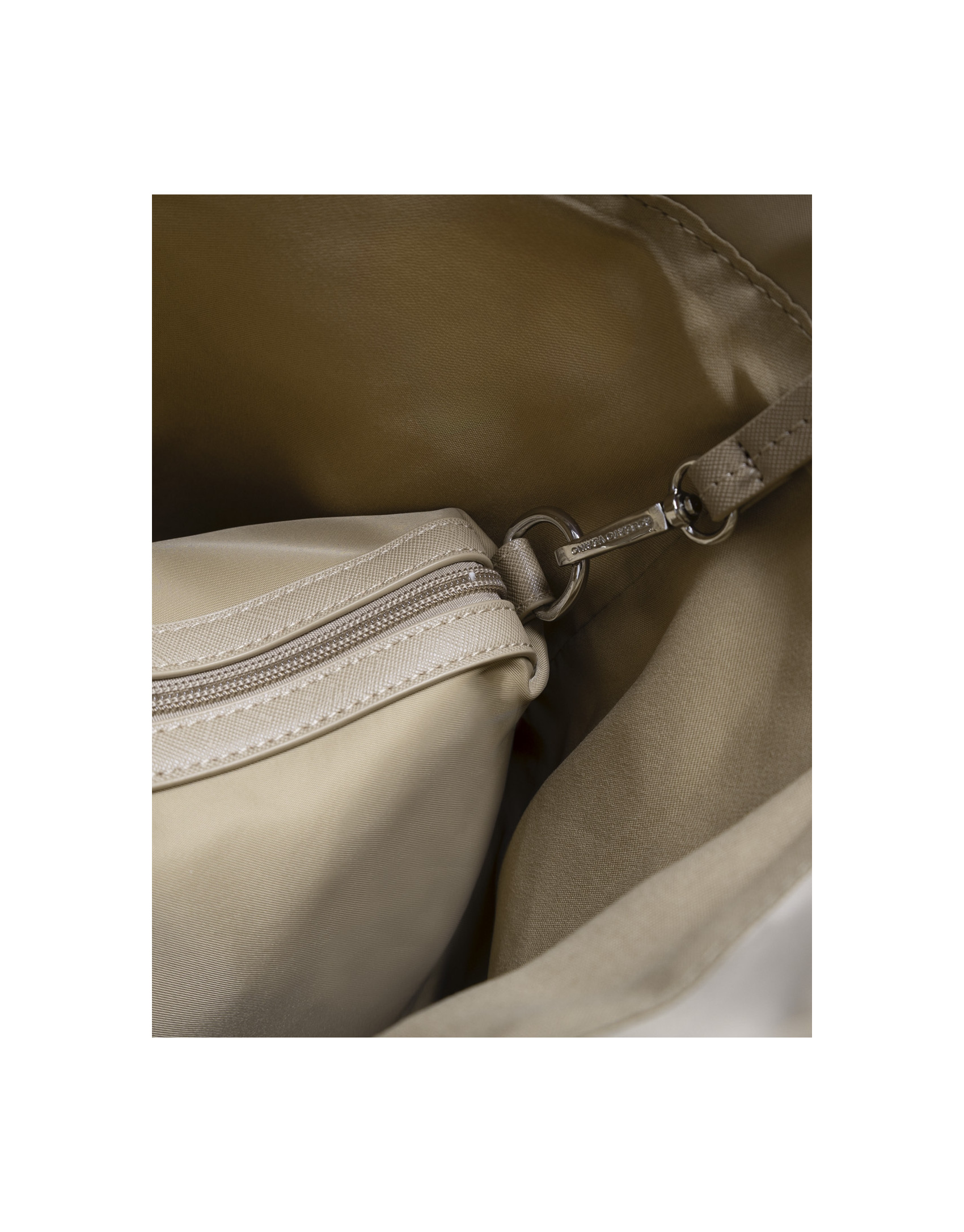 Bolso shopper Violeta nailon beige - Mujer | Roberto Verino