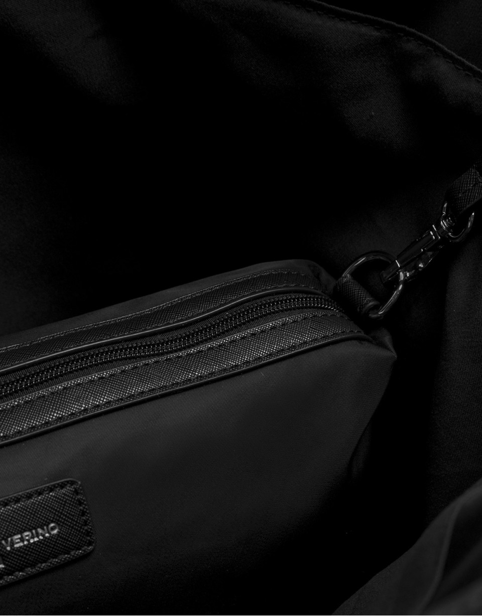 Violeta black nylon shopper bag - Woman | Roberto Verino