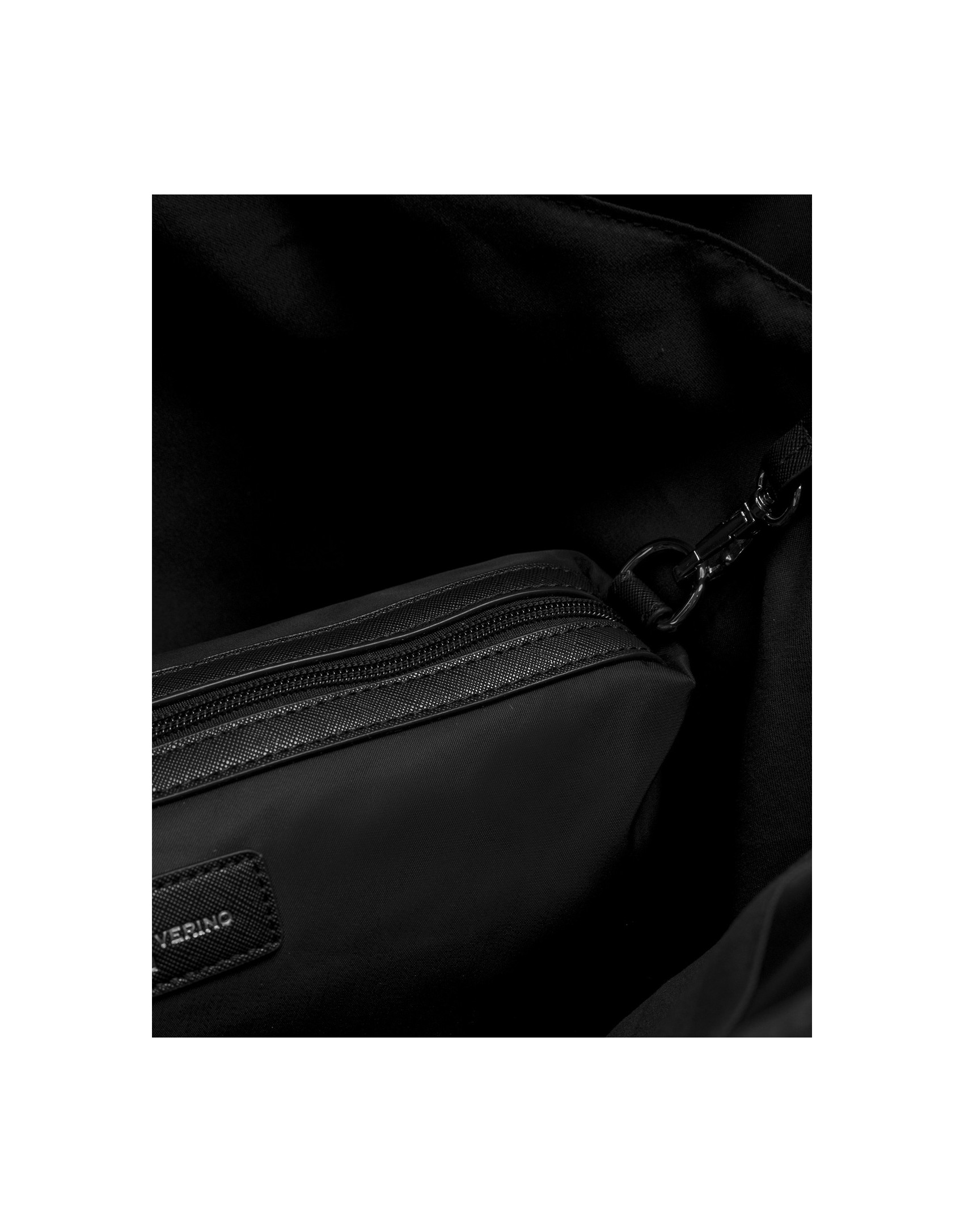 Bolso shopper Violeta nailon negro - Mujer | Roberto Verino