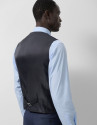 Chaleco de traje lana azul oscuro liso - Hombre | Roberto Verino