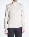 Jersey beige punto estructura