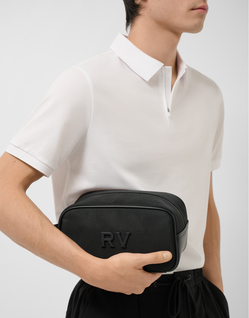 Neceser masculino Mim nailon negro - Hombre | Roberto Verino