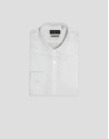 White diamond-patterned cotton dress shirt | Roberto Verino