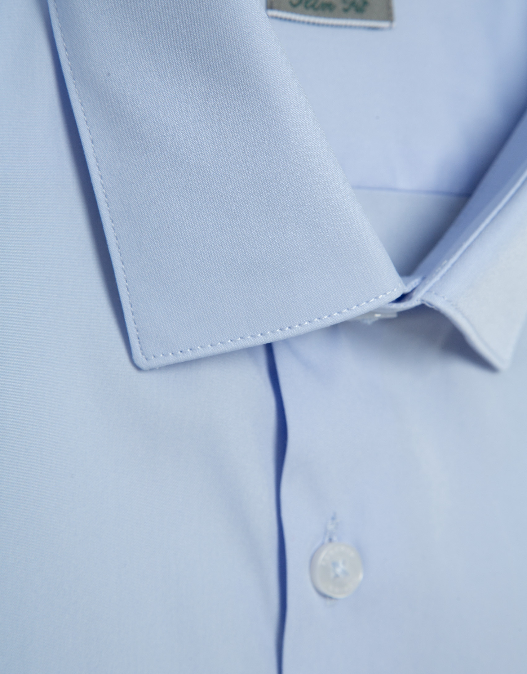 Camisa vestir lisa celeste - Hombre - PV2025 | Roberto Verino