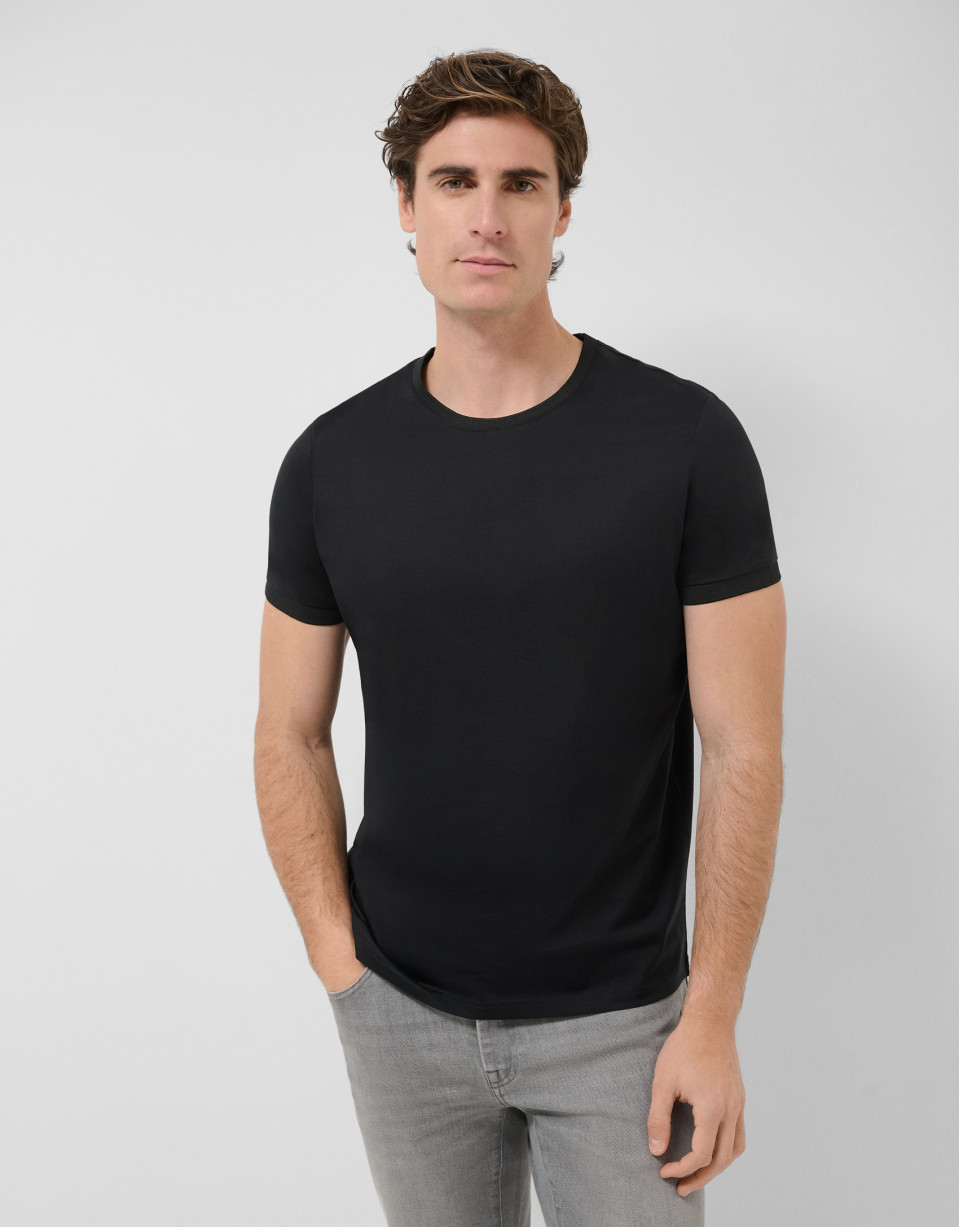 Camiseta mercerizada negro - Gift Guide | Roberto Verino