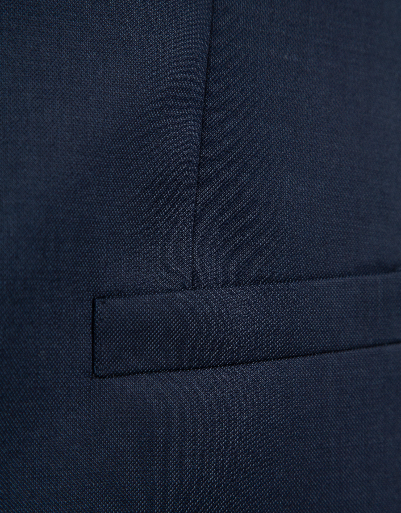 Chaleco de traje lana azul marino liso - Hombre | Roberto Verino