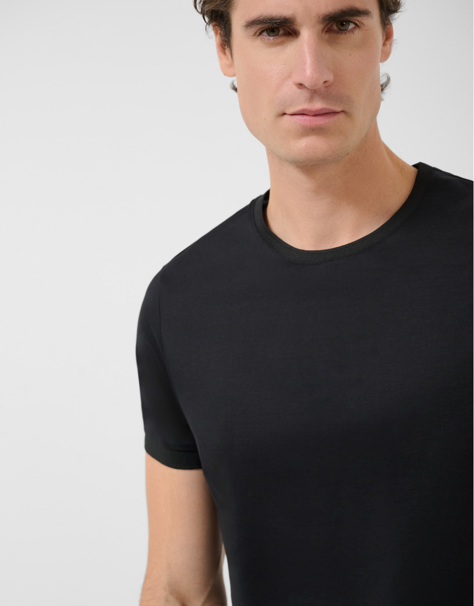Camiseta mercerizada negro - Gift Guide | Roberto Verino