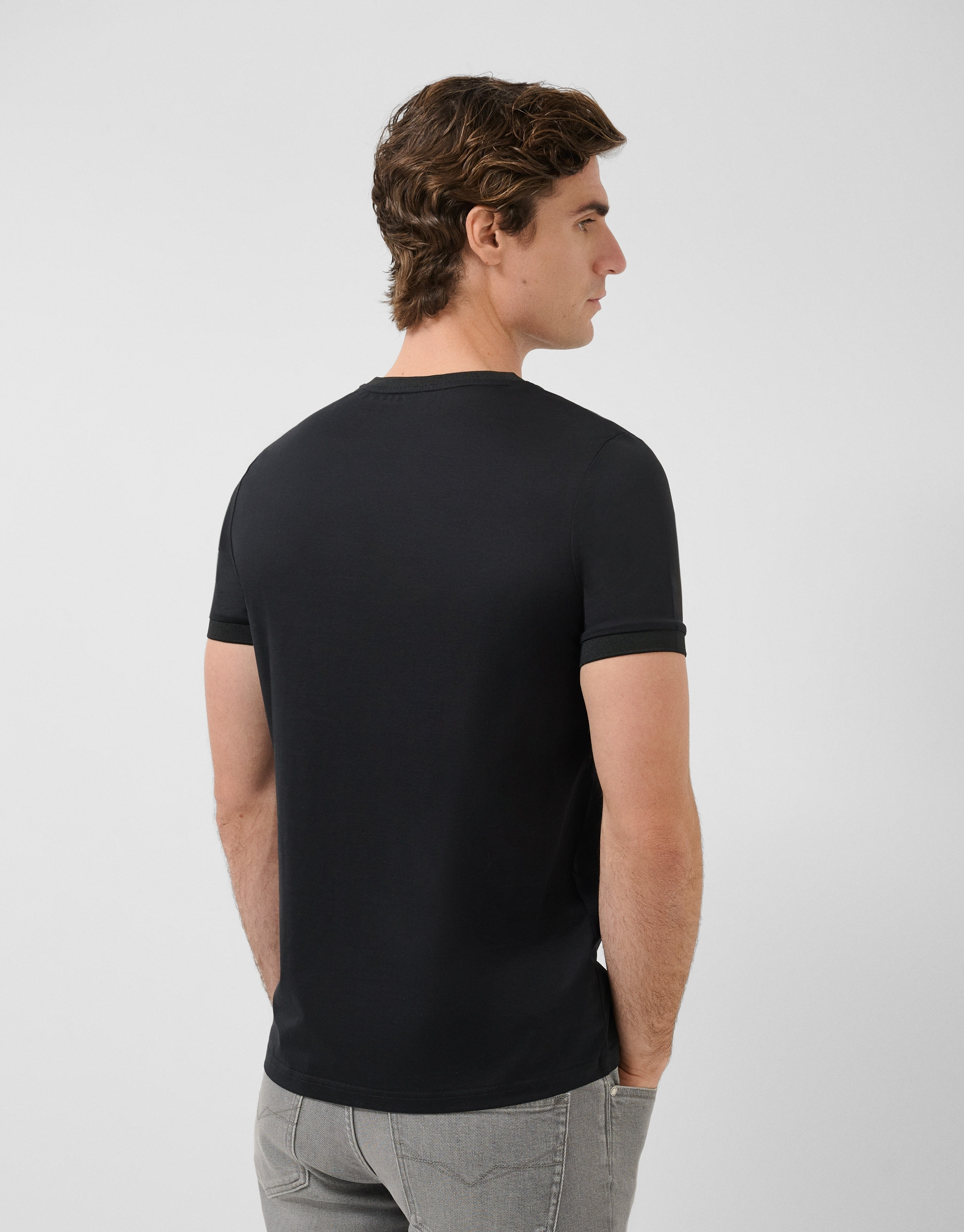Camiseta mercerizada negro - Gift Guide | Roberto Verino