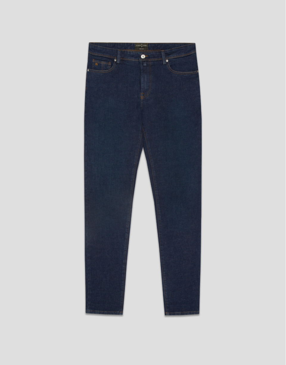 Pantalón denim hombre regular azul oscuro | Roberto Verino