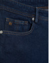 Regular fit dark blue men's denim trousers | Roberto Verino