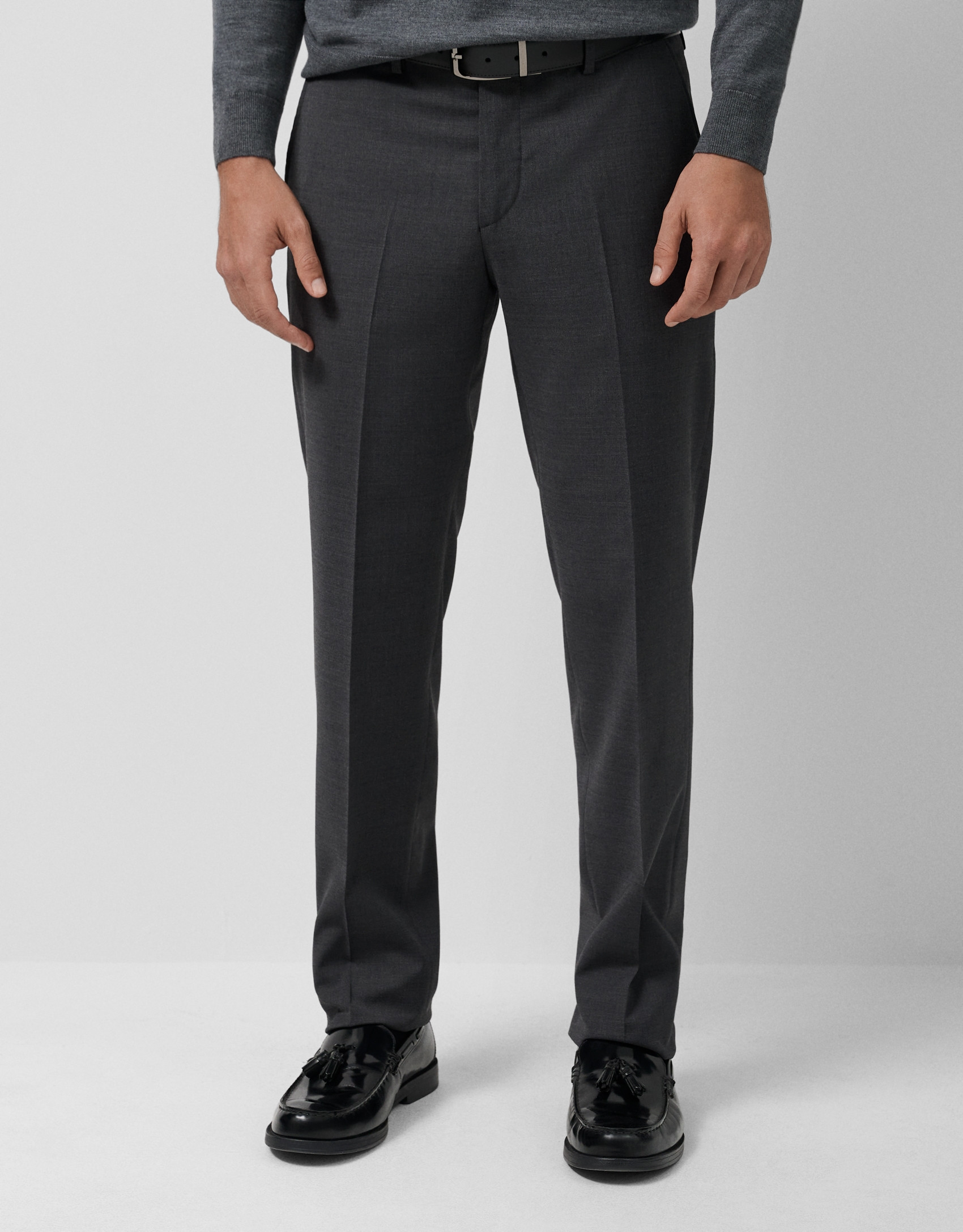 Pantalón vestir gris oscuro - Hombre - OI2025 | Roberto Verino