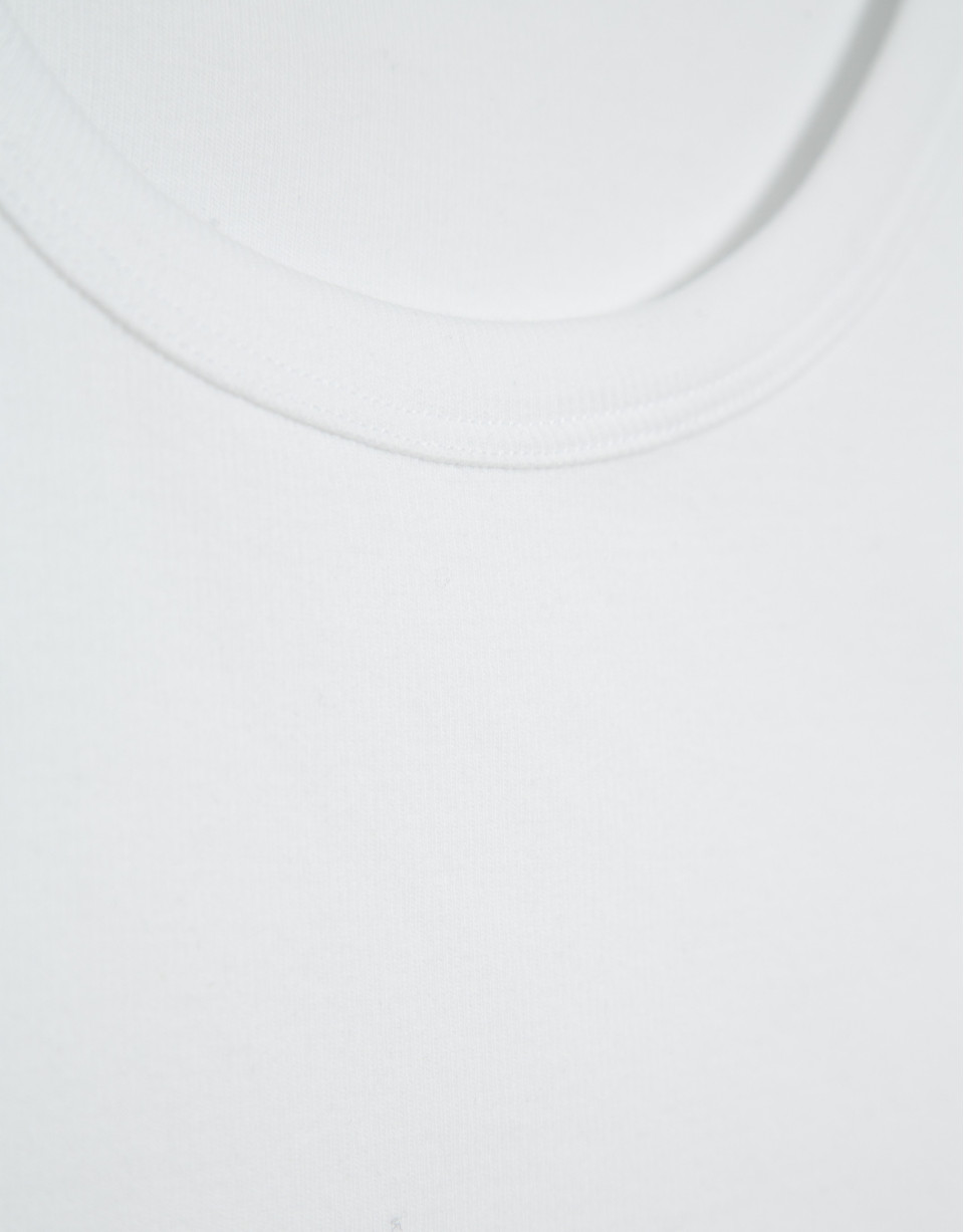 Camiseta tirantes rib blanco - Hombre - PV2026 | Roberto Verino