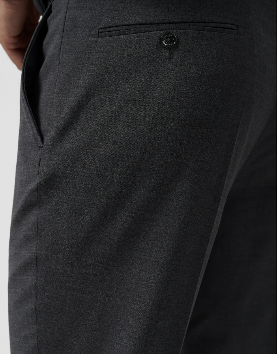 Pantalón vestir gris oscuro - Hombre - OI2025 | Roberto Verino